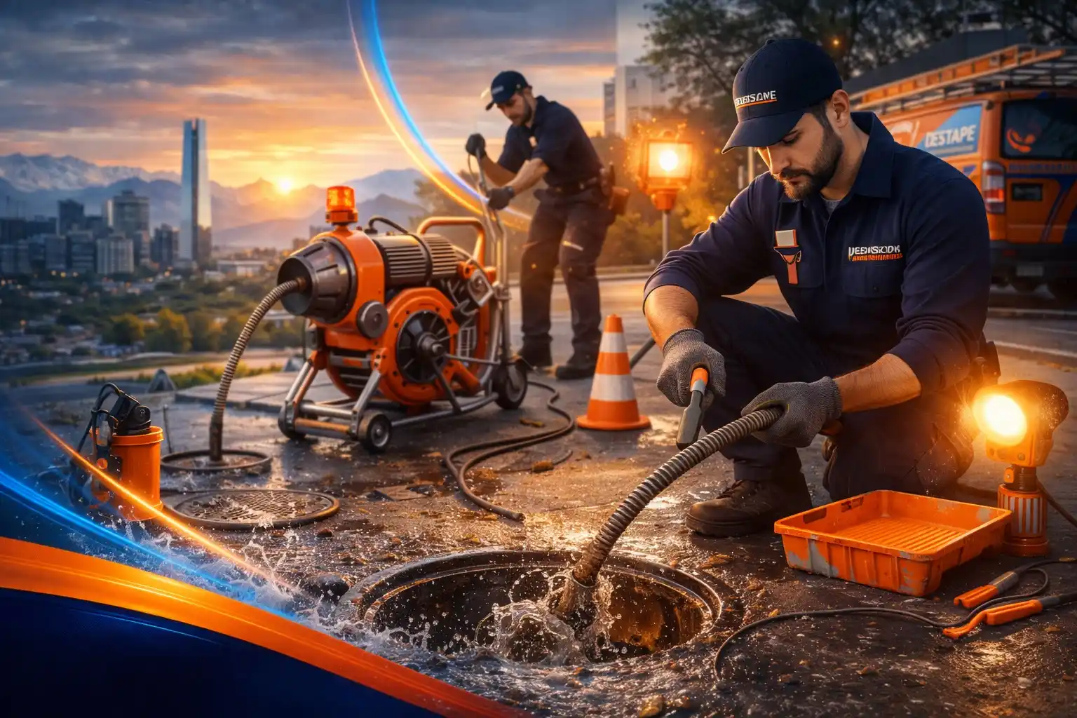 Destape de alcantarillado urgente en Santiago