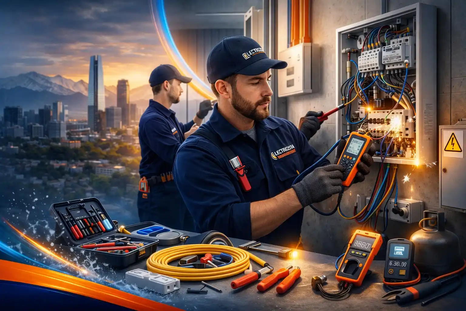 Electricista a domicilio en Santiago