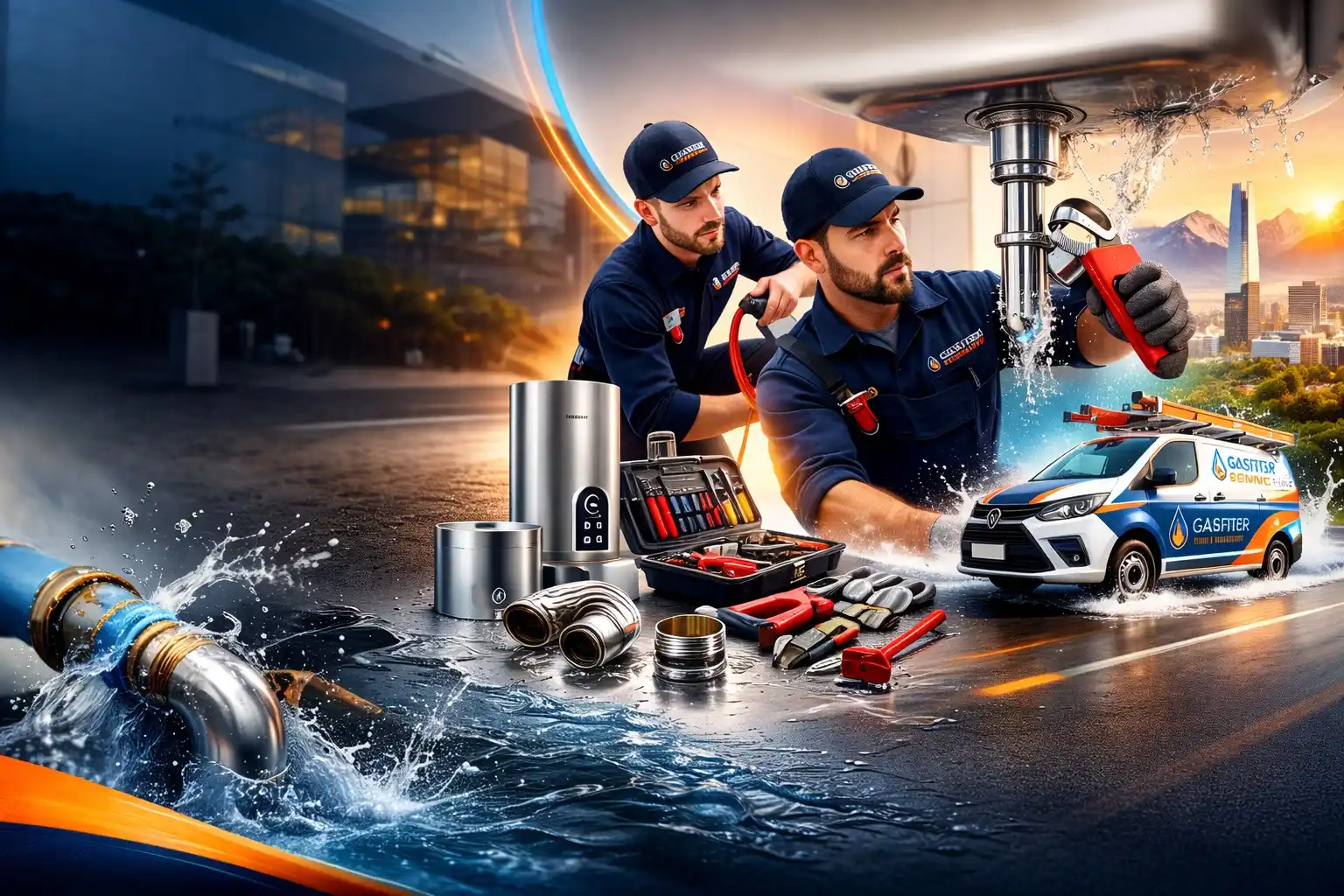 Gasfiter gasfitería a domicilio en Santiago