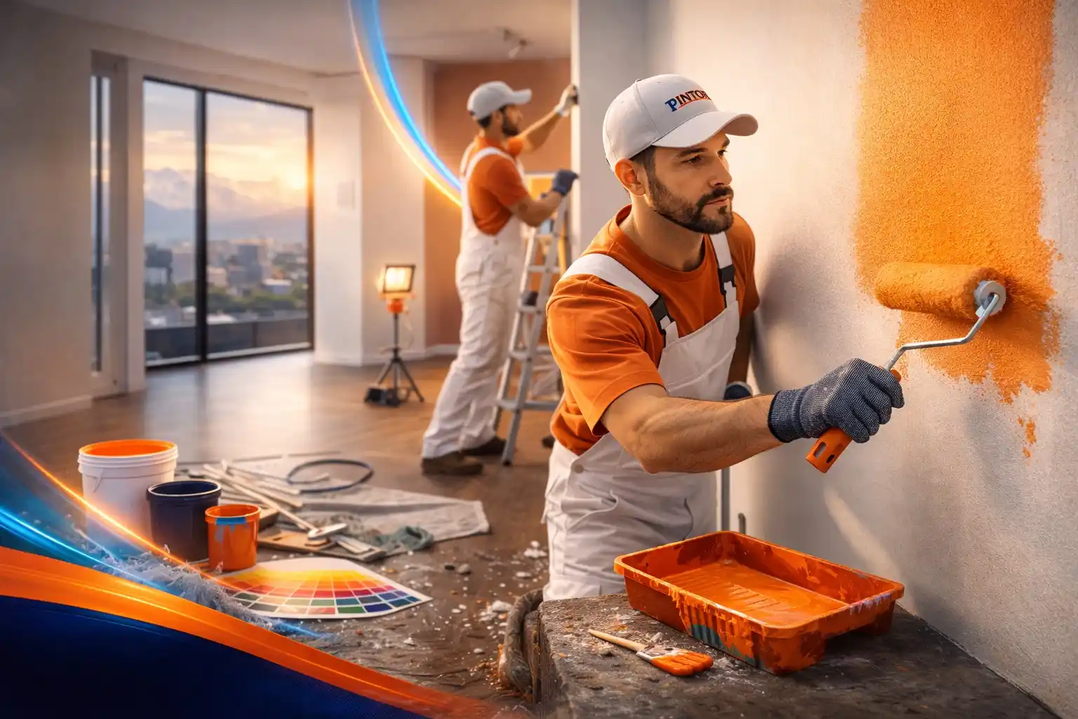 Maestros pintores en Santiago