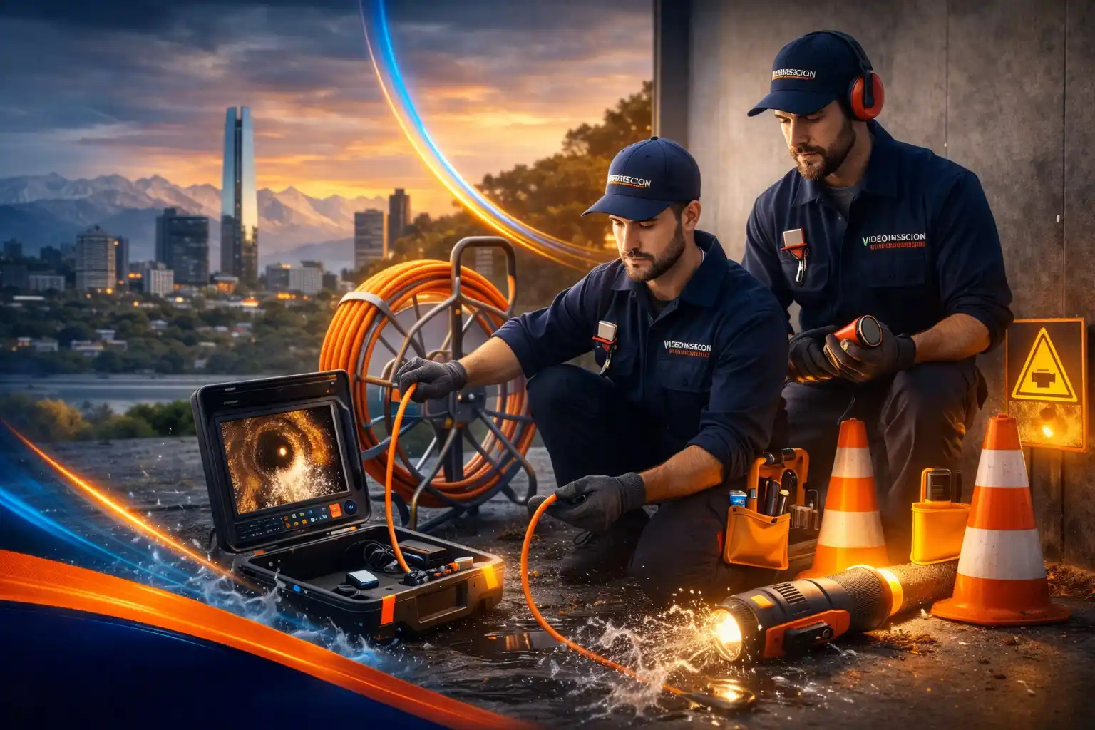 Video inspección CCTV de cañerías en Santiago